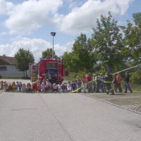 Räumungsübung der Volksschule Tarsdorf
