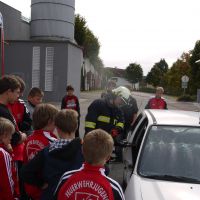 Technische Übung mit Feuerwehr-Jugend