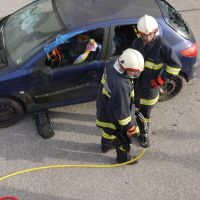Technische Übung mit Feuerwehrjugend