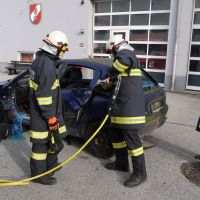 Technische Übung mit Feuerwehrjugend