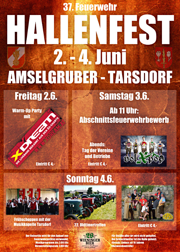 Plakat Hallenfest 2017